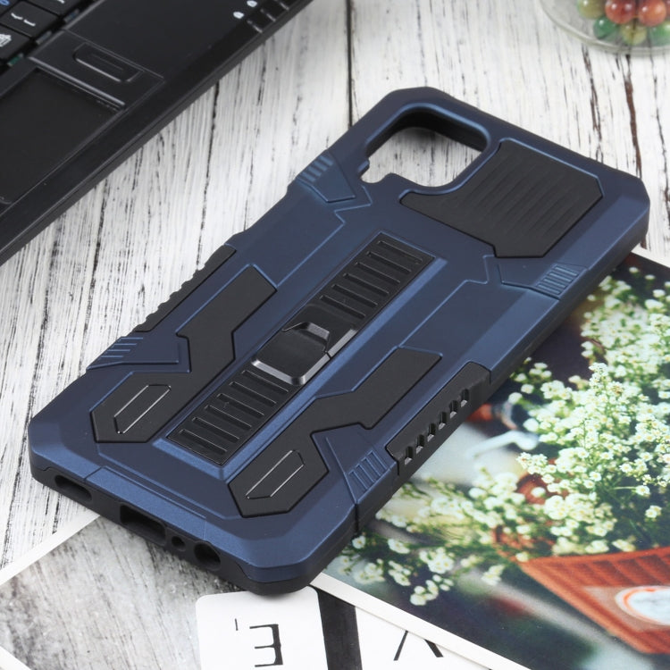 For Samsung Galaxy A12 / M12 Vanguard Warrior All Inclusive Double-color Shockproof TPU + PC Protective Case with Holder