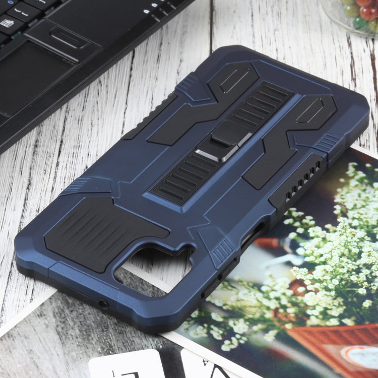 For Samsung Galaxy A12 / M12 Vanguard Warrior All Inclusive Double-color Shockproof TPU + PC Protective Case with Holder