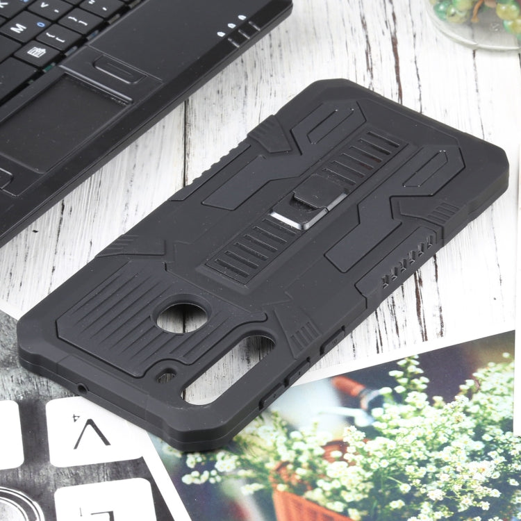 For Samsung Galaxy A21 US Version Vanguard Warrior All Inclusive Double-color Shockproof TPU + PC Protective Case with Holder