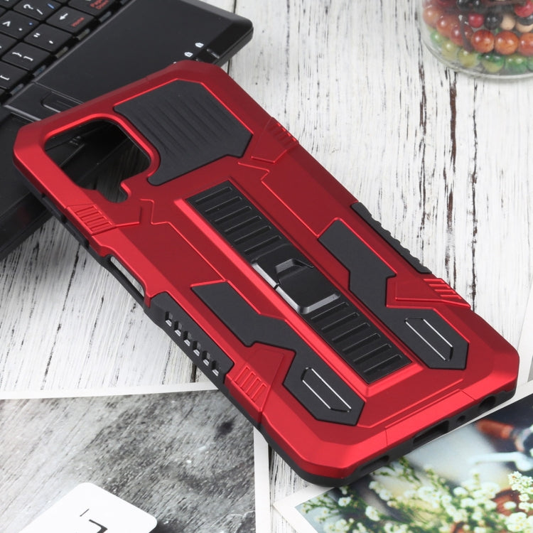 For Samsung Galaxy A22 4G / M32 4G Vanguard Warrior All Inclusive Double-color Shockproof TPU + PC Protective Case with Holder
