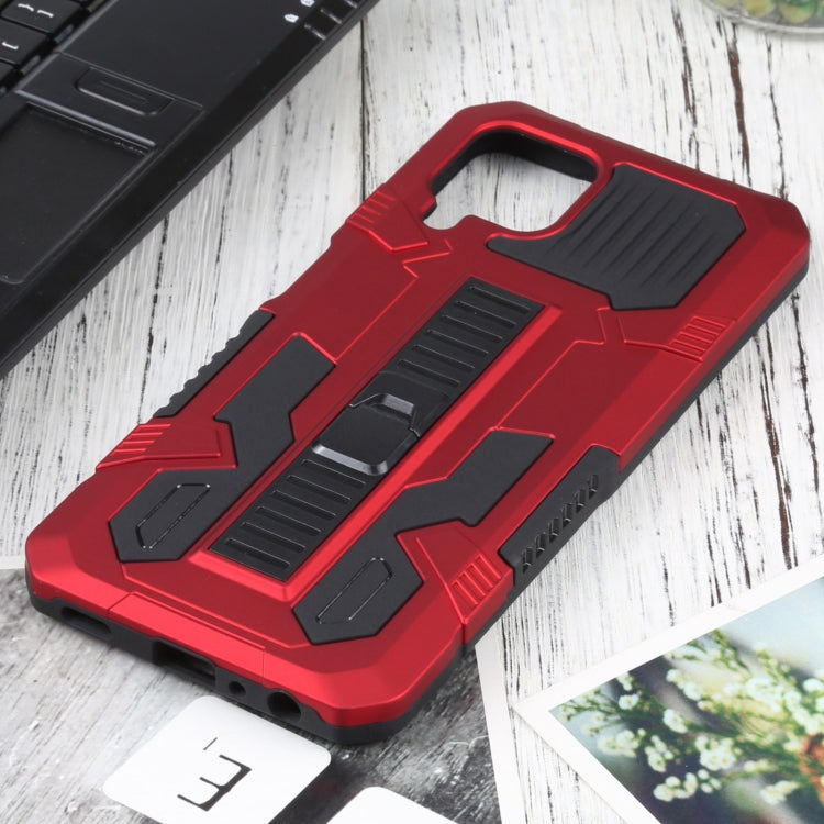 For Samsung Galaxy A22 4G / M32 4G Vanguard Warrior All Inclusive Double-color Shockproof TPU + PC Protective Case with Holder