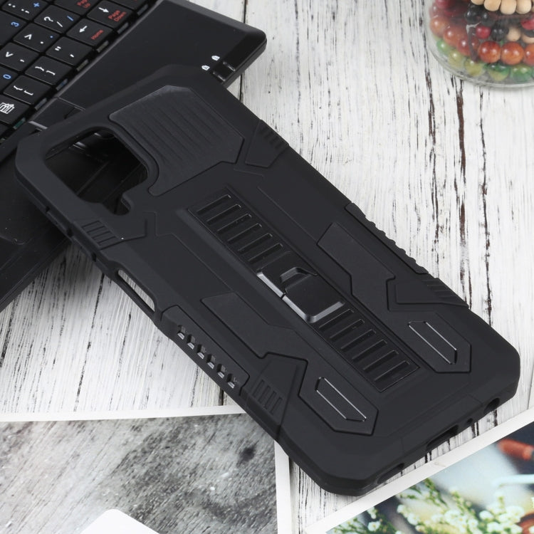 For Samsung Galaxy A22 4G / M32 4G Vanguard Warrior All Inclusive Double-color Shockproof TPU + PC Protective Case with Holder