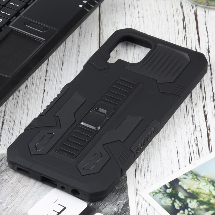 For Samsung Galaxy A22 4G / M32 4G Vanguard Warrior All Inclusive Double-color Shockproof TPU + PC Protective Case with Holder