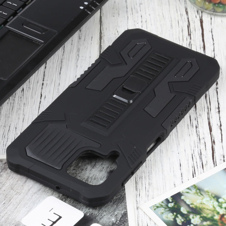 For Samsung Galaxy A22 4G / M32 4G Vanguard Warrior All Inclusive Double-color Shockproof TPU + PC Protective Case with Holder