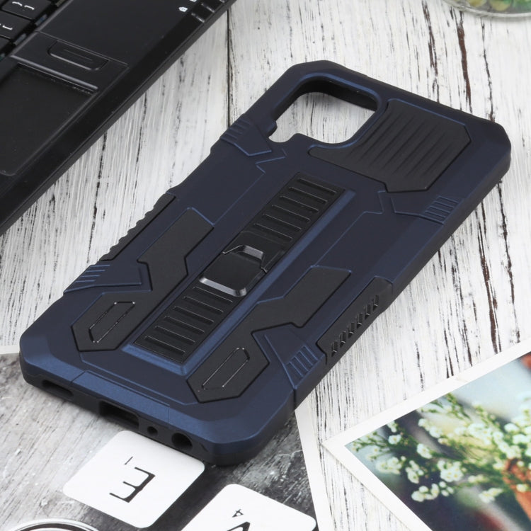 For Samsung Galaxy A22 4G / M32 4G Vanguard Warrior All Inclusive Double-color Shockproof TPU + PC Protective Case with Holder