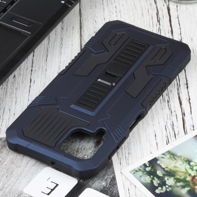 For Samsung Galaxy A22 4G / M32 4G Vanguard Warrior All Inclusive Double-color Shockproof TPU + PC Protective Case with Holder