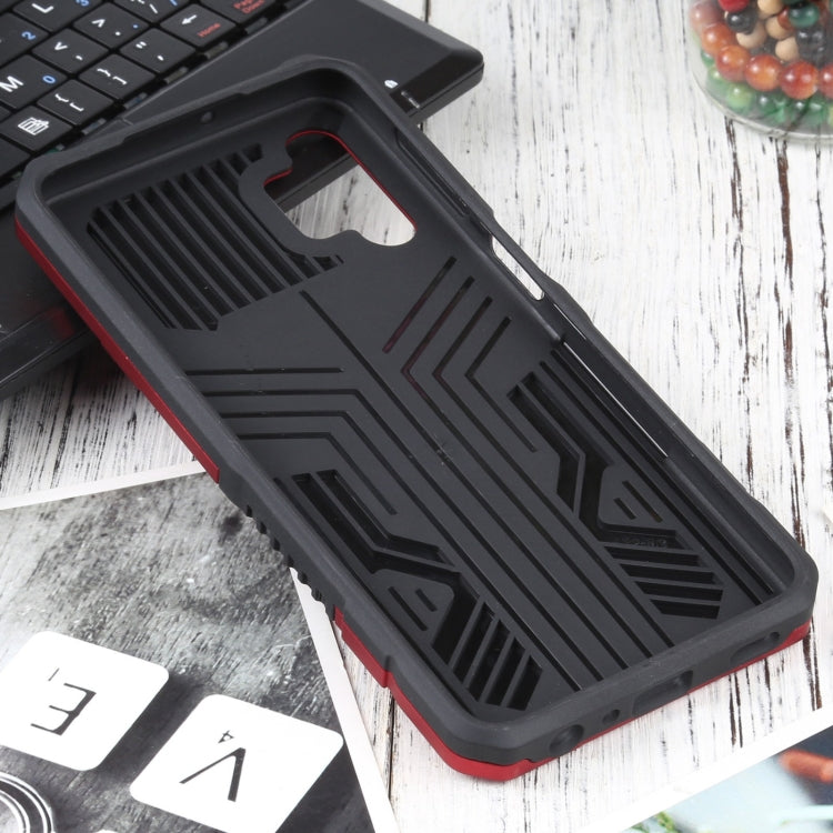 For Samsung Galaxy A32 5G Vanguard Warrior All Inclusive Double-color Shockproof TPU + PC Protective Case with Holder
