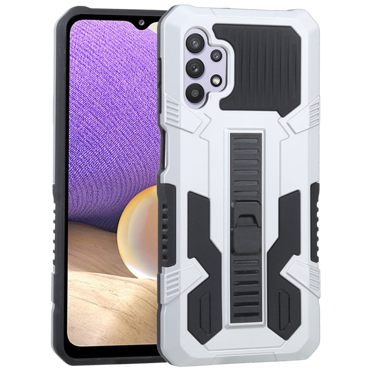 For Samsung Galaxy A32 5G Vanguard Warrior All Inclusive Double-color Shockproof TPU + PC Protective Case with Holder