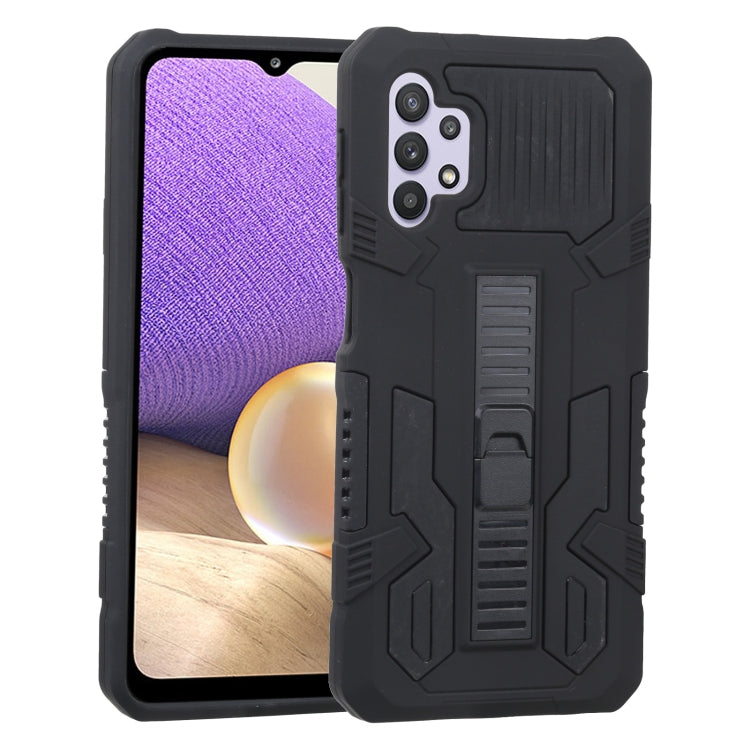 For Samsung Galaxy A32 5G Vanguard Warrior All Inclusive Double-color Shockproof TPU + PC Protective Case with Holder