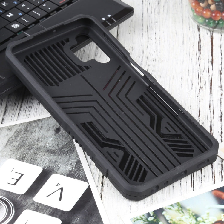 For Samsung Galaxy A32 5G Vanguard Warrior All Inclusive Double-color Shockproof TPU + PC Protective Case with Holder