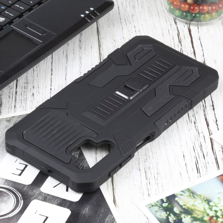 For Samsung Galaxy A32 5G Vanguard Warrior All Inclusive Double-color Shockproof TPU + PC Protective Case with Holder