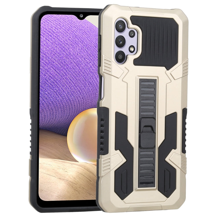 For Samsung Galaxy A32 5G Vanguard Warrior All Inclusive Double-color Shockproof TPU + PC Protective Case with Holder
