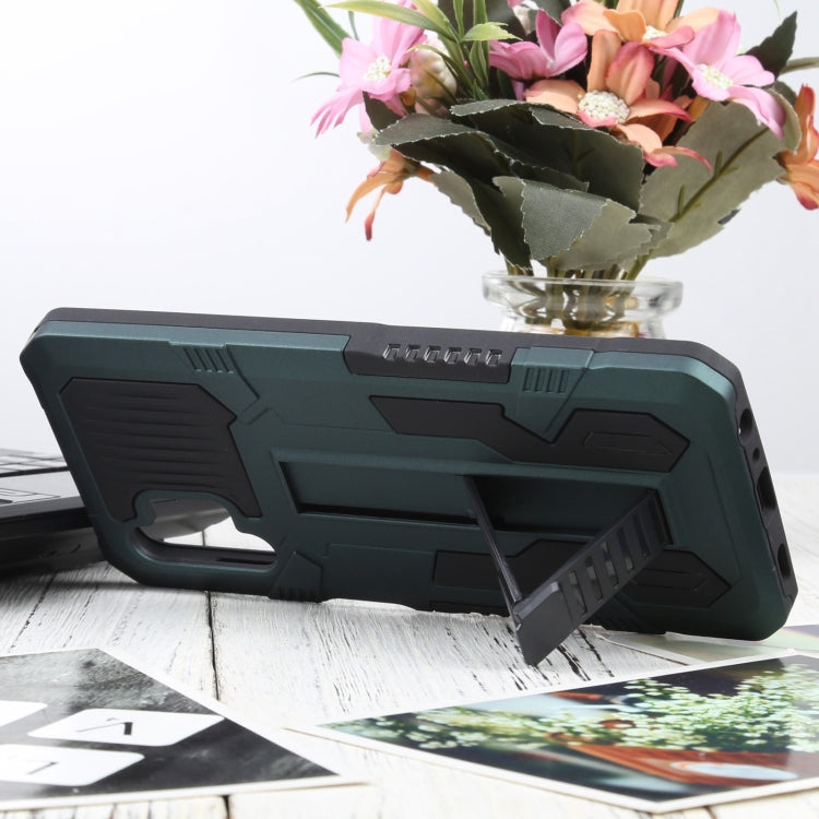 For Samsung Galaxy A32 5G Vanguard Warrior All Inclusive Double-color Shockproof TPU + PC Protective Case with Holder