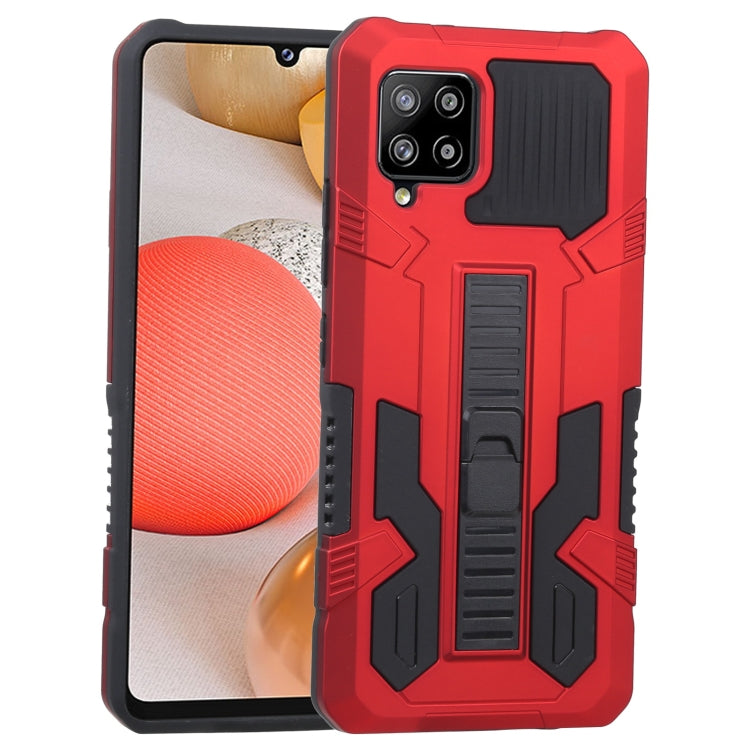 For Samsung Galaxy A42 5G Vanguard Warrior All Inclusive Double-color Shockproof TPU + PC Protective Case with Holder