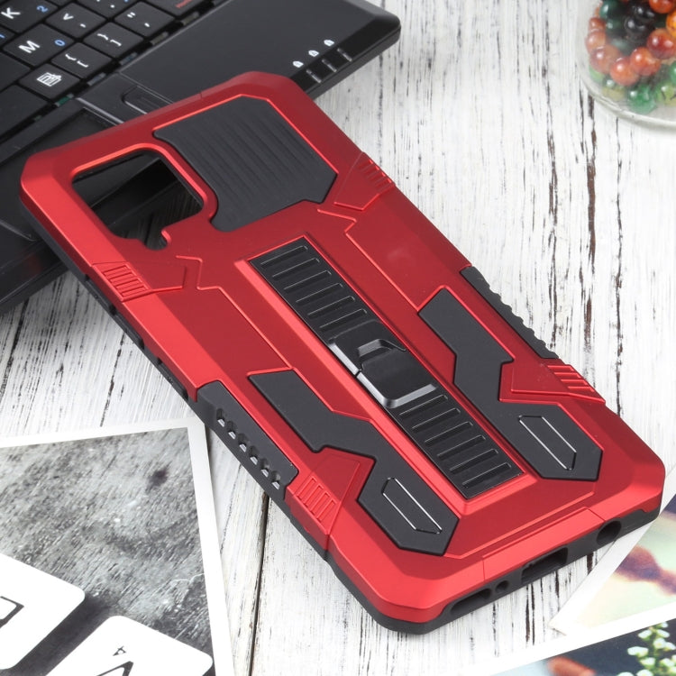 For Samsung Galaxy A42 5G Vanguard Warrior All Inclusive Double-color Shockproof TPU + PC Protective Case with Holder