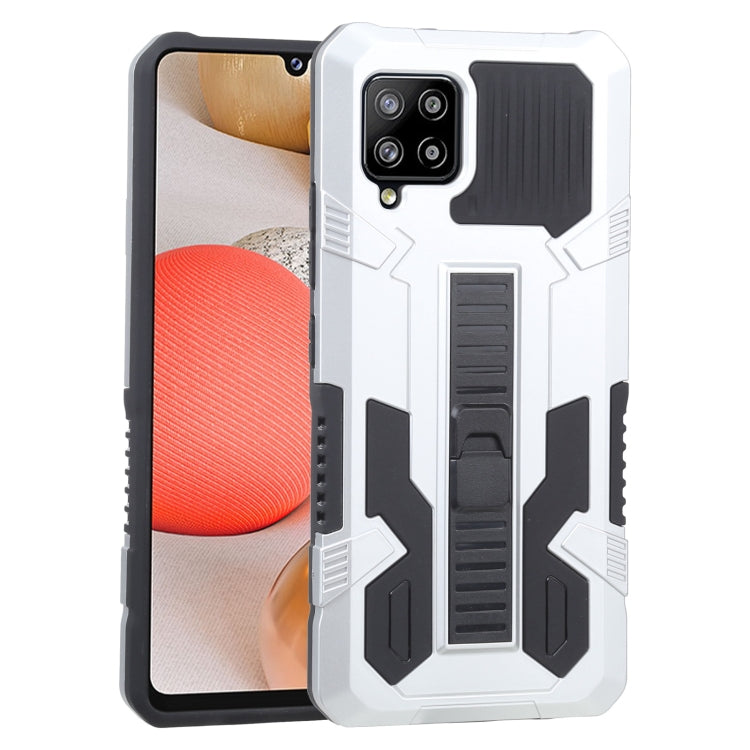 For Samsung Galaxy A42 5G Vanguard Warrior All Inclusive Double-color Shockproof TPU + PC Protective Case with Holder