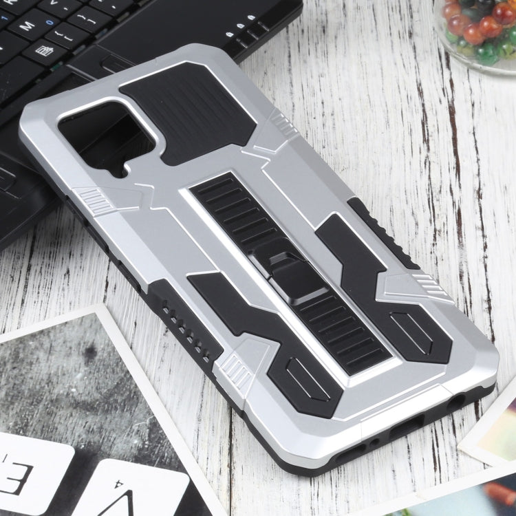 For Samsung Galaxy A42 5G Vanguard Warrior All Inclusive Double-color Shockproof TPU + PC Protective Case with Holder