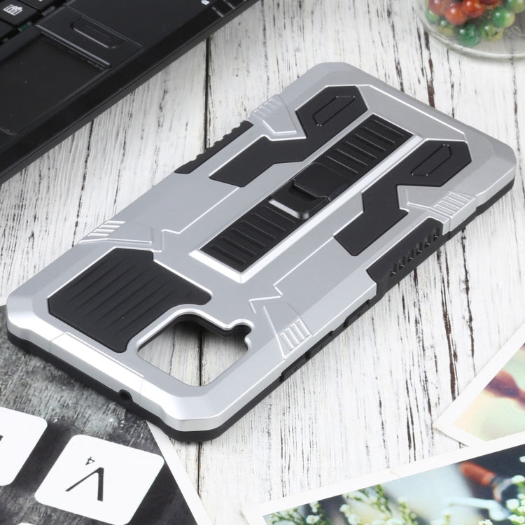For Samsung Galaxy A42 5G Vanguard Warrior All Inclusive Double-color Shockproof TPU + PC Protective Case with Holder