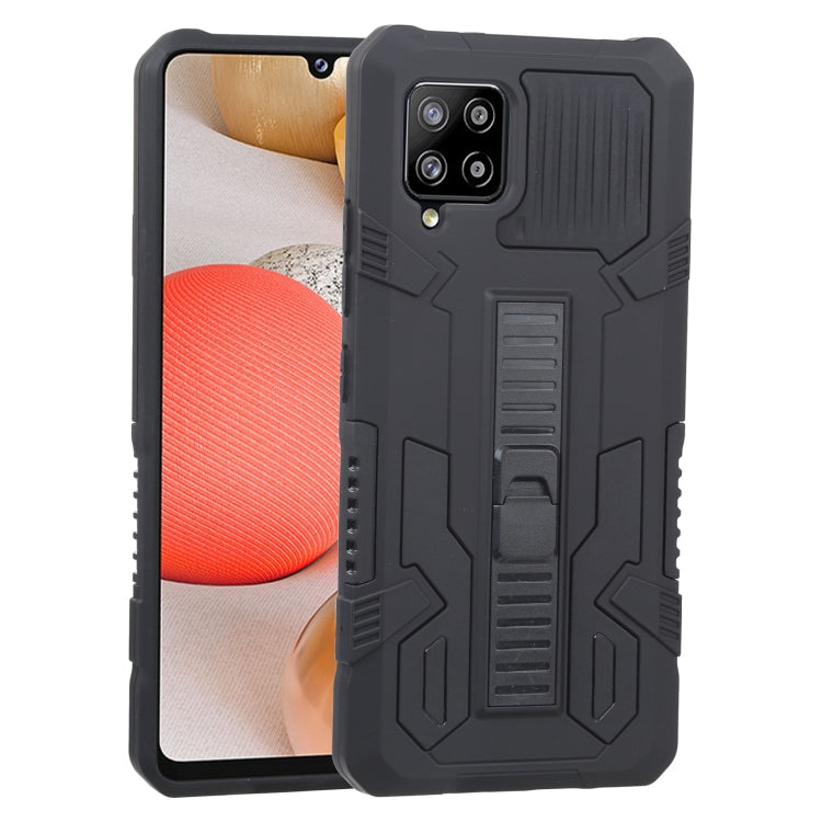 For Samsung Galaxy A42 5G Vanguard Warrior All Inclusive Double-color Shockproof TPU + PC Protective Case with Holder