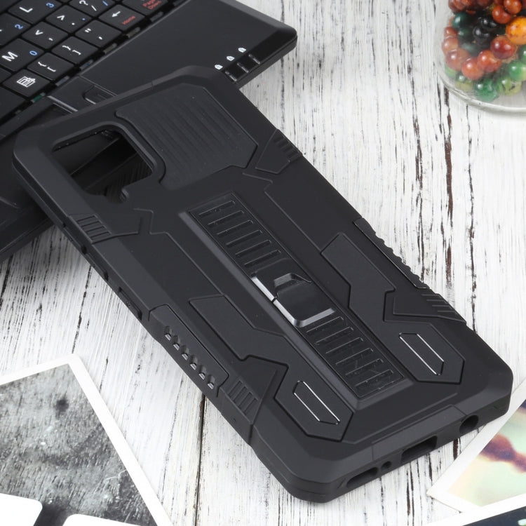 For Samsung Galaxy A42 5G Vanguard Warrior All Inclusive Double-color Shockproof TPU + PC Protective Case with Holder