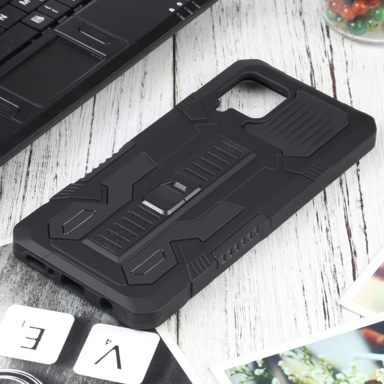 For Samsung Galaxy A42 5G Vanguard Warrior All Inclusive Double-color Shockproof TPU + PC Protective Case with Holder
