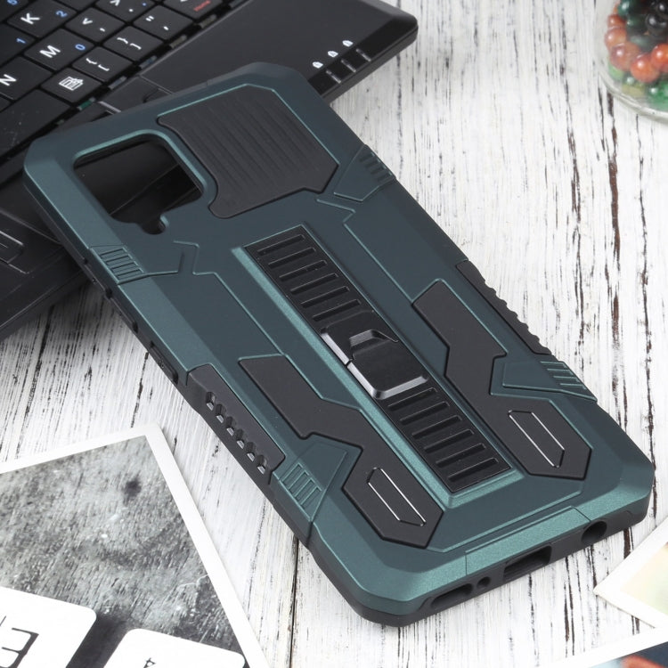 For Samsung Galaxy A42 5G Vanguard Warrior All Inclusive Double-color Shockproof TPU + PC Protective Case with Holder