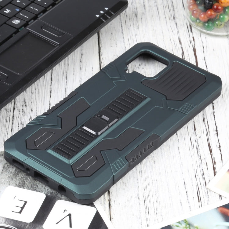 For Samsung Galaxy A42 5G Vanguard Warrior All Inclusive Double-color Shockproof TPU + PC Protective Case with Holder