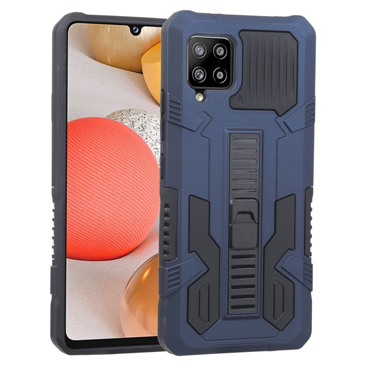 For Samsung Galaxy A42 5G Vanguard Warrior All Inclusive Double-color Shockproof TPU + PC Protective Case with Holder