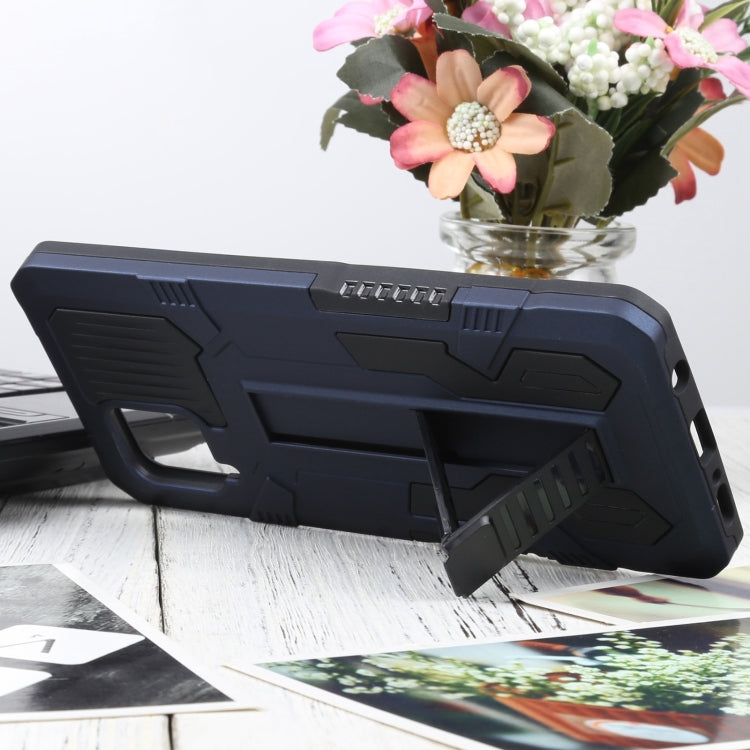 For Samsung Galaxy A42 5G Vanguard Warrior All Inclusive Double-color Shockproof TPU + PC Protective Case with Holder