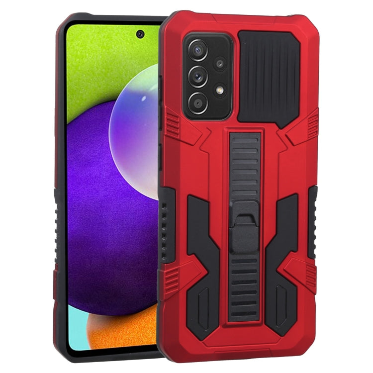 For Samsung Galaxy A52 5G / 4G / A52S Vanguard Warrior All Inclusive Double-color Shockproof TPU + PC Protective Case with Holder