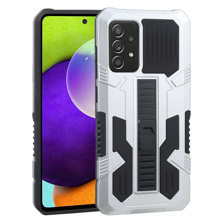 For Samsung Galaxy A52 5G / 4G / A52S Vanguard Warrior All Inclusive Double-color Shockproof TPU + PC Protective Case with Holder