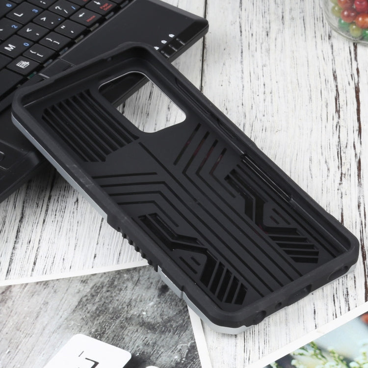 For Samsung Galaxy A52 5G / 4G / A52S Vanguard Warrior All Inclusive Double-color Shockproof TPU + PC Protective Case with Holder