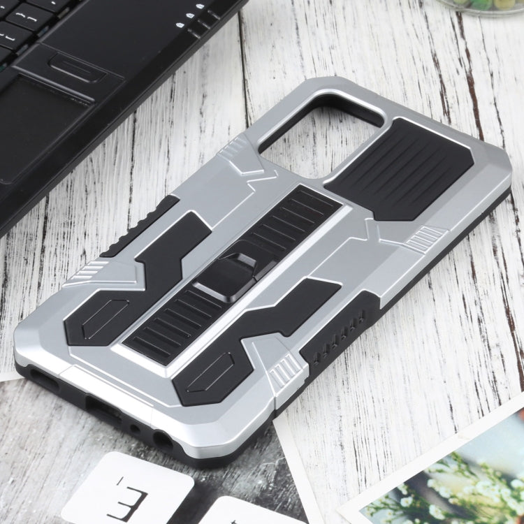 For Samsung Galaxy A52 5G / 4G / A52S Vanguard Warrior All Inclusive Double-color Shockproof TPU + PC Protective Case with Holder