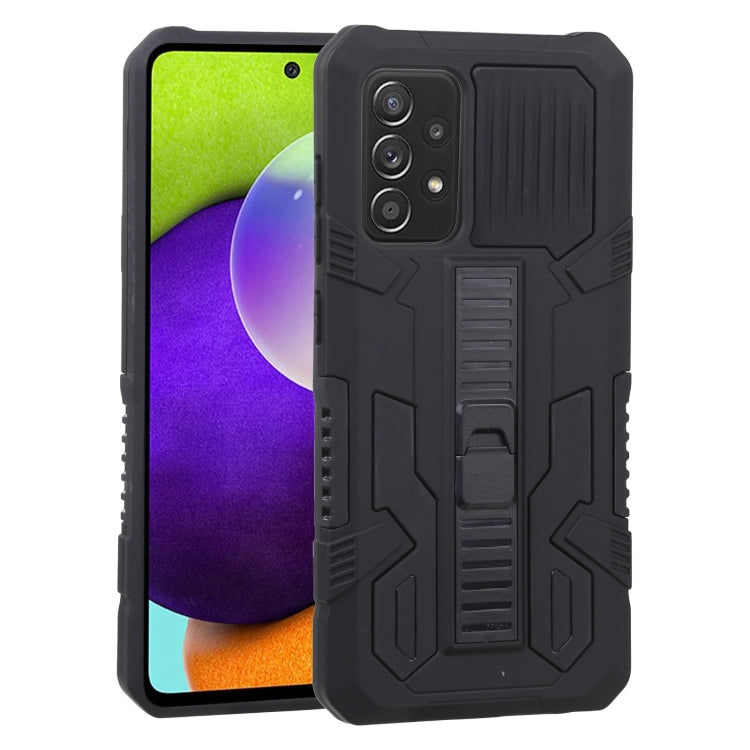 For Samsung Galaxy A52 5G / 4G / A52S Vanguard Warrior All Inclusive Double-color Shockproof TPU + PC Protective Case with Holder
