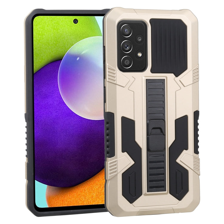 For Samsung Galaxy A52 5G / 4G / A52S Vanguard Warrior All Inclusive Double-color Shockproof TPU + PC Protective Case with Holder