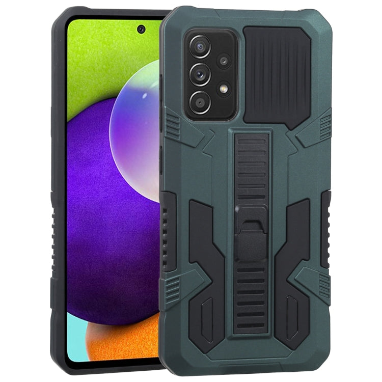 For Samsung Galaxy A52 5G / 4G / A52S Vanguard Warrior All Inclusive Double-color Shockproof TPU + PC Protective Case with Holder
