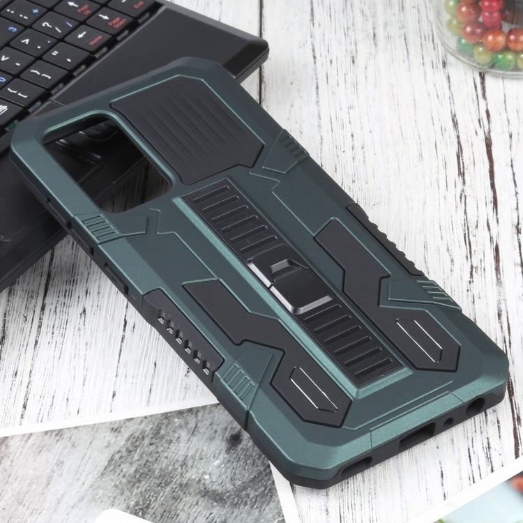 For Samsung Galaxy A52 5G / 4G / A52S Vanguard Warrior All Inclusive Double-color Shockproof TPU + PC Protective Case with Holder