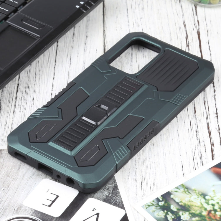 For Samsung Galaxy A52 5G / 4G / A52S Vanguard Warrior All Inclusive Double-color Shockproof TPU + PC Protective Case with Holder