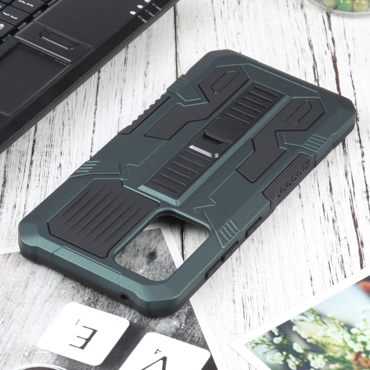 For Samsung Galaxy A52 5G / 4G / A52S Vanguard Warrior All Inclusive Double-color Shockproof TPU + PC Protective Case with Holder