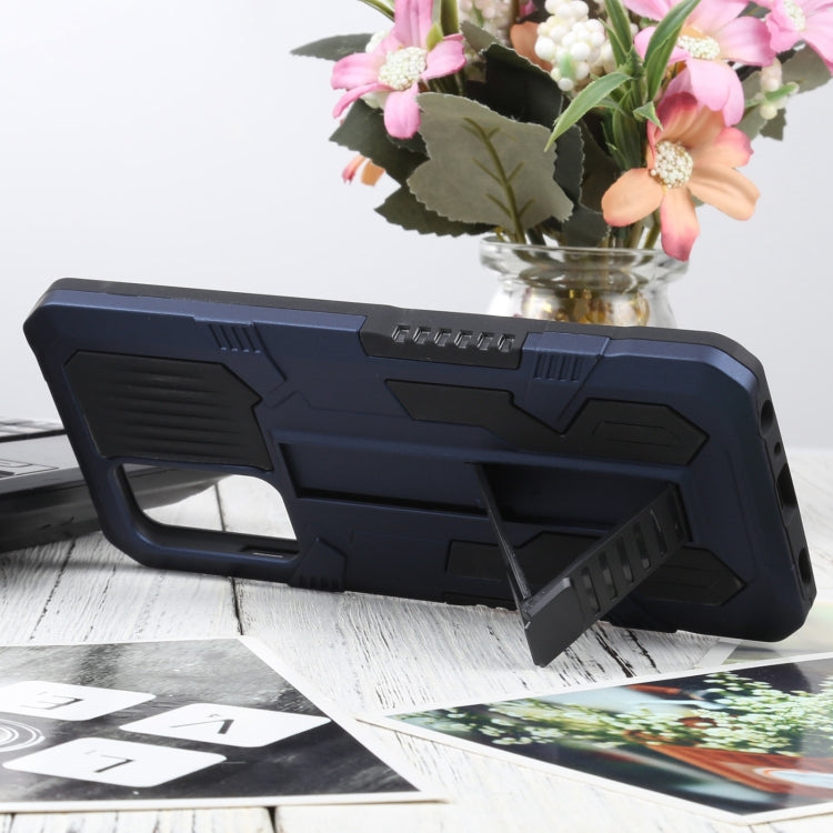 For Samsung Galaxy A52 5G / 4G / A52S Vanguard Warrior All Inclusive Double-color Shockproof TPU + PC Protective Case with Holder