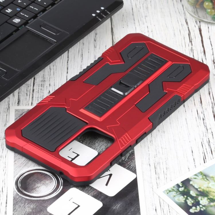 For Samsung Galaxy A72 5G / 4G Vanguard Warrior All Inclusive Double-color Shockproof TPU + PC Protective Case with Holder