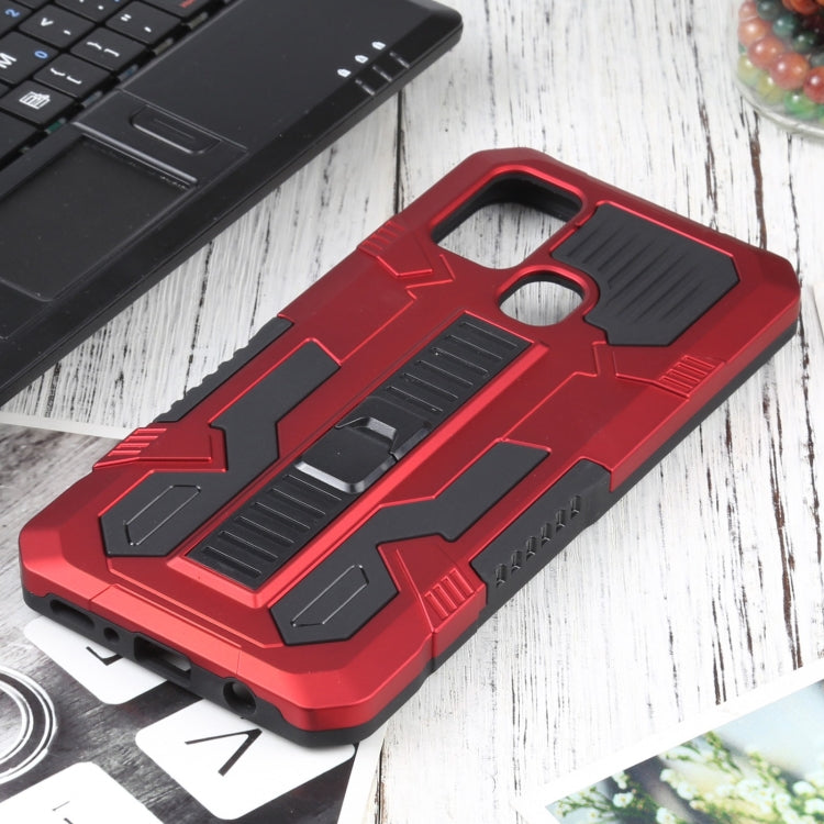 For Samsung Galaxy M31 / M21 / M30S Vanguard Warrior All Inclusive Double-color Shockproof TPU + PC Protective Case with Holder