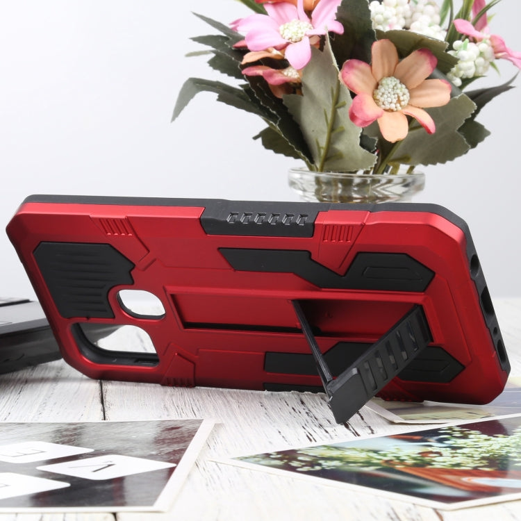 For Samsung Galaxy M31 / M21 / M30S Vanguard Warrior All Inclusive Double-color Shockproof TPU + PC Protective Case with Holder