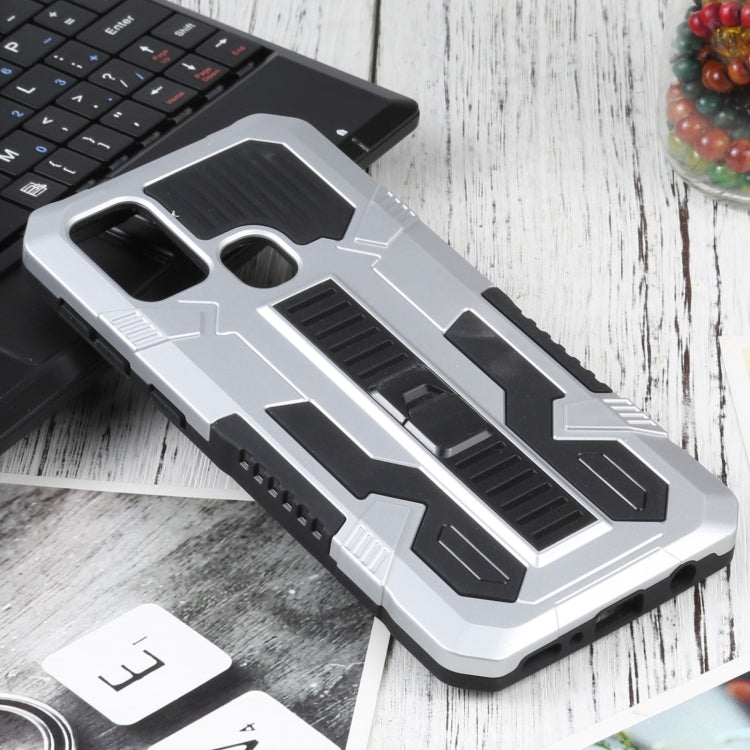 For Samsung Galaxy M31 / M21 / M30S Vanguard Warrior All Inclusive Double-color Shockproof TPU + PC Protective Case with Holder