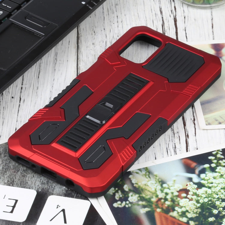 For Samsung Galaxy M31s Vanguard Warrior All Inclusive Double-color Shockproof TPU + PC Protective Case with Holder