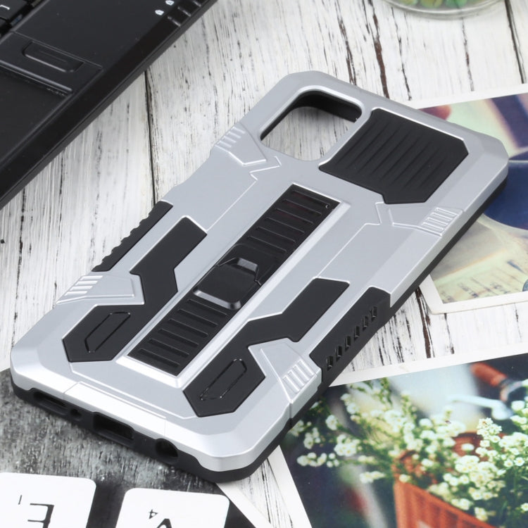 For Samsung Galaxy M31s Vanguard Warrior All Inclusive Double-color Shockproof TPU + PC Protective Case with Holder