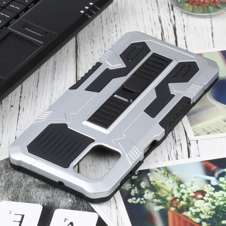 For Samsung Galaxy M31s Vanguard Warrior All Inclusive Double-color Shockproof TPU + PC Protective Case with Holder