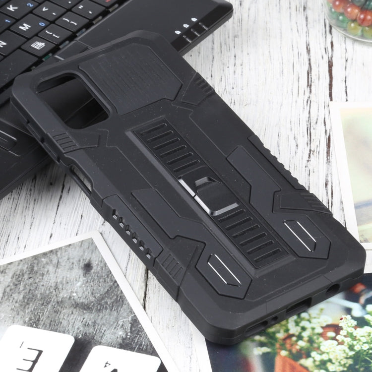 For Samsung Galaxy M31s Vanguard Warrior All Inclusive Double-color Shockproof TPU + PC Protective Case with Holder