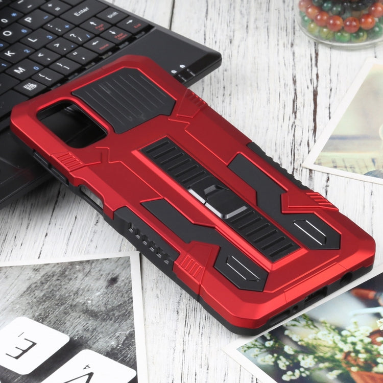 For Samsung Galaxy M51 Vanguard Warrior All Inclusive Double-color Shockproof TPU + PC Protective Case with Holder