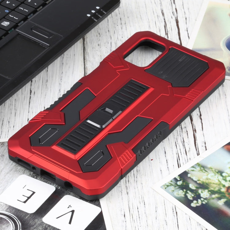 For Samsung Galaxy M51 Vanguard Warrior All Inclusive Double-color Shockproof TPU + PC Protective Case with Holder